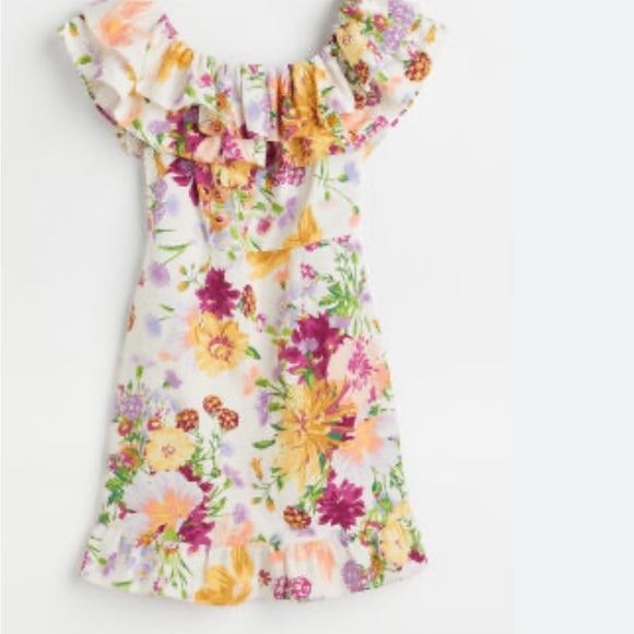 🌸 OFF SHOULDERS FLORAL DRESS - Picture 9 of 12